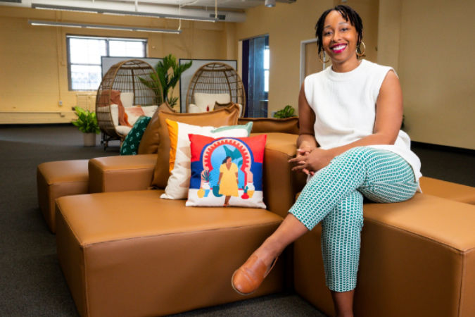 Female business owner